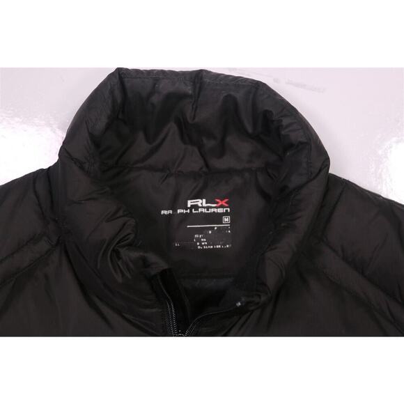 Ralph Lauren RLX Black Quilted Down Rip Stop Water Resistant Puffer Vest Jacket - Picture 6 of 10